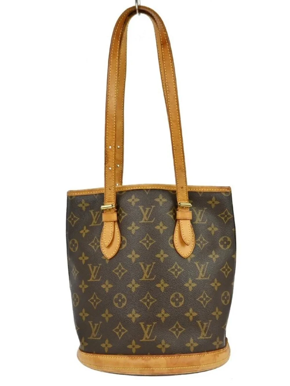 Best02 LOUIS VUITTON MONOGRAM BUCKET PM TOTE BAG M42238 FL0093 YQ06669